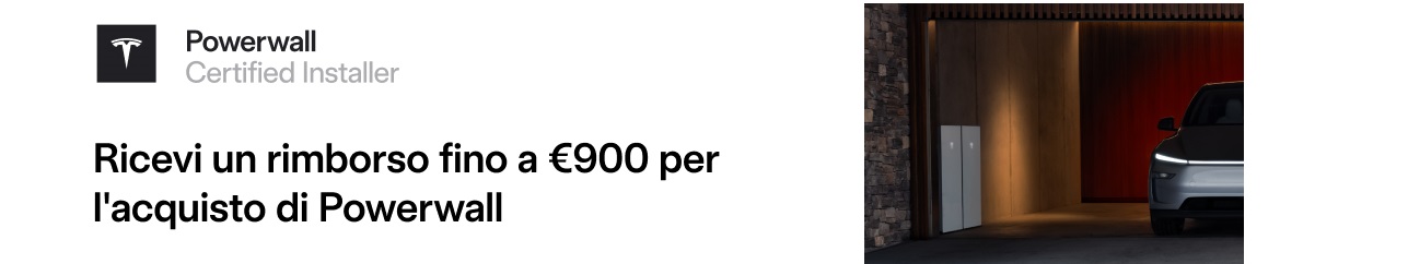 sistemi accumulo Tesla Powerwall 3 Torino Milano promozione storage Tesla Powerwall 3 Torino Milano